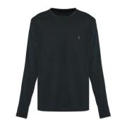 Lange mouw T-shirt Brace AllSaints , Black , Heren