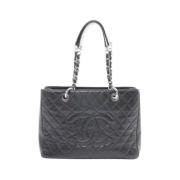 Pre-owned Leather chanel-bags Chanel Vintage , Black , Dames