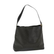 Pre-owned Canvas shoulder-bags Celine Vintage , Black , Dames