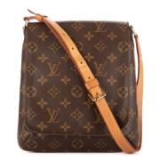 Pre-owned Canvas louis-vuitton-bags Louis Vuitton Vintage , Brown , Da...