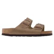 Leather sandals Birkenstock , Brown , Dames