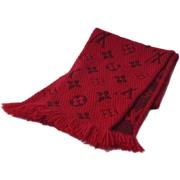 Pre-owned Canvas scarves Louis Vuitton Vintage , Red , Dames