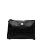 Pre-owned Leather clutches MCM Pre-owned , Black , Heren