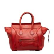 Pre-owned Leather celine-bags Celine Vintage , Orange , Dames