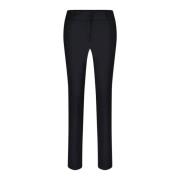 Slim Fit Broek Elastische Stof NorHeren Taille Patrizia Pepe , Black ,...