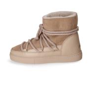 Shearling Leren Winterlaarzen Inuikii , Gray , Heren