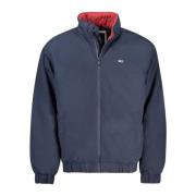 Blauwe Jack met Lange Mouwen en Logo Tommy Hilfiger , Blue , Heren