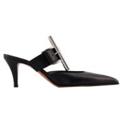 Leather sandals Alexander McQueen , Black , Dames