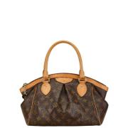 Pre-owned Canvas handbags Louis Vuitton Vintage , Brown , Dames