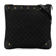 Pre-owned Canvas crossbody-bags Gucci Vintage , Black , Dames