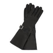 Elegante lange handschoenen met decoratie Kazar , Black , Dames