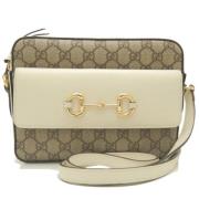 Pre-owned Canvas crossbody-bags Gucci Vintage , Beige , Dames