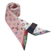 Pre-owned Silk scarves Louis Vuitton Vintage , Multicolor , Dames