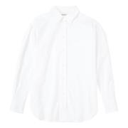 Aansluitende Blouse Closed , White , Dames