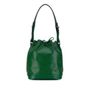 Pre-owned Leather shoulder-bags Louis Vuitton Vintage , Green , Dames