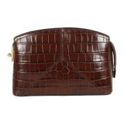 Donkerbruine Crossbody Tas Victoria Beckham , Brown , Dames