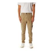 Tapered Fit Cargo Broek Stone Island , Beige , Heren