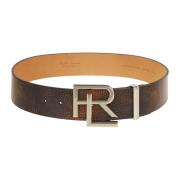 50Mm RL Logo-Gordel-Wijd Ralph Lauren , Brown , Dames