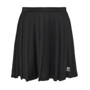 Zwarte Minirok met Elastische Taille Adidas , Black , Dames