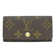 Pre-owned Canvas key-holders Louis Vuitton Vintage , Brown , Dames