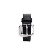 Ovalo Riem Zwart Leer Italië Jacquemus , Black , Dames