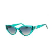 Groene Plastic Zonnebril Guess , Green , Dames