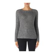 Grijze Paillet Sweater Bahamas Stijl Marella , Gray , Dames