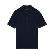 Tonal Eagle Polo Shirt in Donkerblauw Lyle & Scott , Blue , Heren