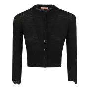 Zwarte Vesten voor Vrouwen Ermanno Scervino , Black , Dames