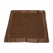 Pre-owned Canvas scarves Louis Vuitton Vintage , Brown , Dames