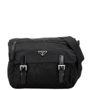 Pre-owned Canvas crossbody-bags Prada Vintage , Black , Dames