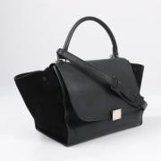 Pre-owned Leather handbags Celine Vintage , Black , Dames