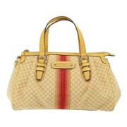 Pre-owned Canvas celine-bags Celine Vintage , Yellow , Dames