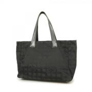 Pre-owned Nylon chanel-bags Chanel Vintage , Black , Dames