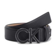 BAX Leren Riem - erhoog je Stijl Calvin Klein , Black , Unisex