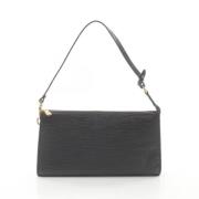 Pre-owned Leather louis-vuitton-bags Louis Vuitton Vintage , Black , D...