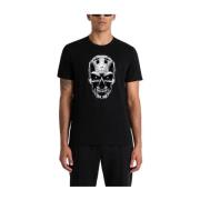 Slim Fit Katoenen T-shirt Antony Morato , Black , Heren