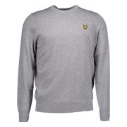 Grijze Trui Kn2110v Lyle & Scott , Gray , Heren