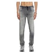 Grijze Stijlvolle Broek Diesel , Gray , Heren