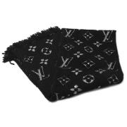 Pre-owned Canvas scarves Louis Vuitton Vintage , Black , Dames