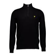 Zwarte Trui Kn1927v Lyle & Scott , Black , Heren