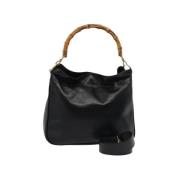 Pre-owned Leather gucci-bags Gucci Vintage , Black , Dames