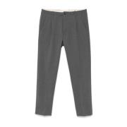 Slim Fit Grijze Broek Knoopsluiting Nine In The Morning , Gray , Heren