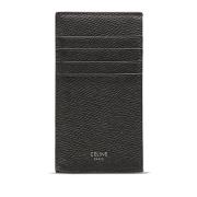 Pre-owned Leather wallets Celine Vintage , Black , Dames