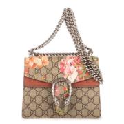 Pre-owned Canvas gucci-bags Gucci Vintage , Beige , Dames