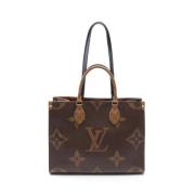 Pre-owned Canvas totes Louis Vuitton Vintage , Brown , Dames