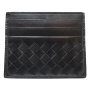 Pre-owned Leather wallets Bottega Veneta Vintage , Black , Dames