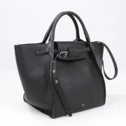 Pre-owned Leather handbags Celine Vintage , Black , Dames