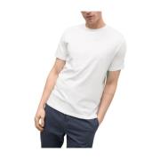 Wit Heren Klassieke Ronde Hals T-shirt Ecoalf , White , Heren