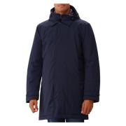 Blauwe 2in1 Carcoat Parka Woolrich , Blue , Heren